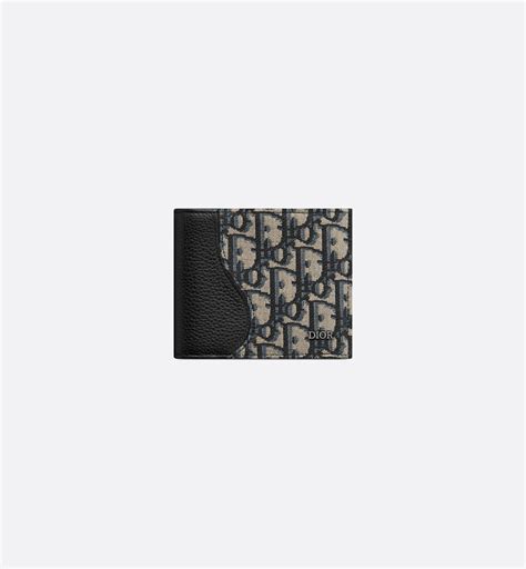 black dior oblique jacquard card holder|Card Holder Black Dior Oblique Jacquard and Grained Calfskin.